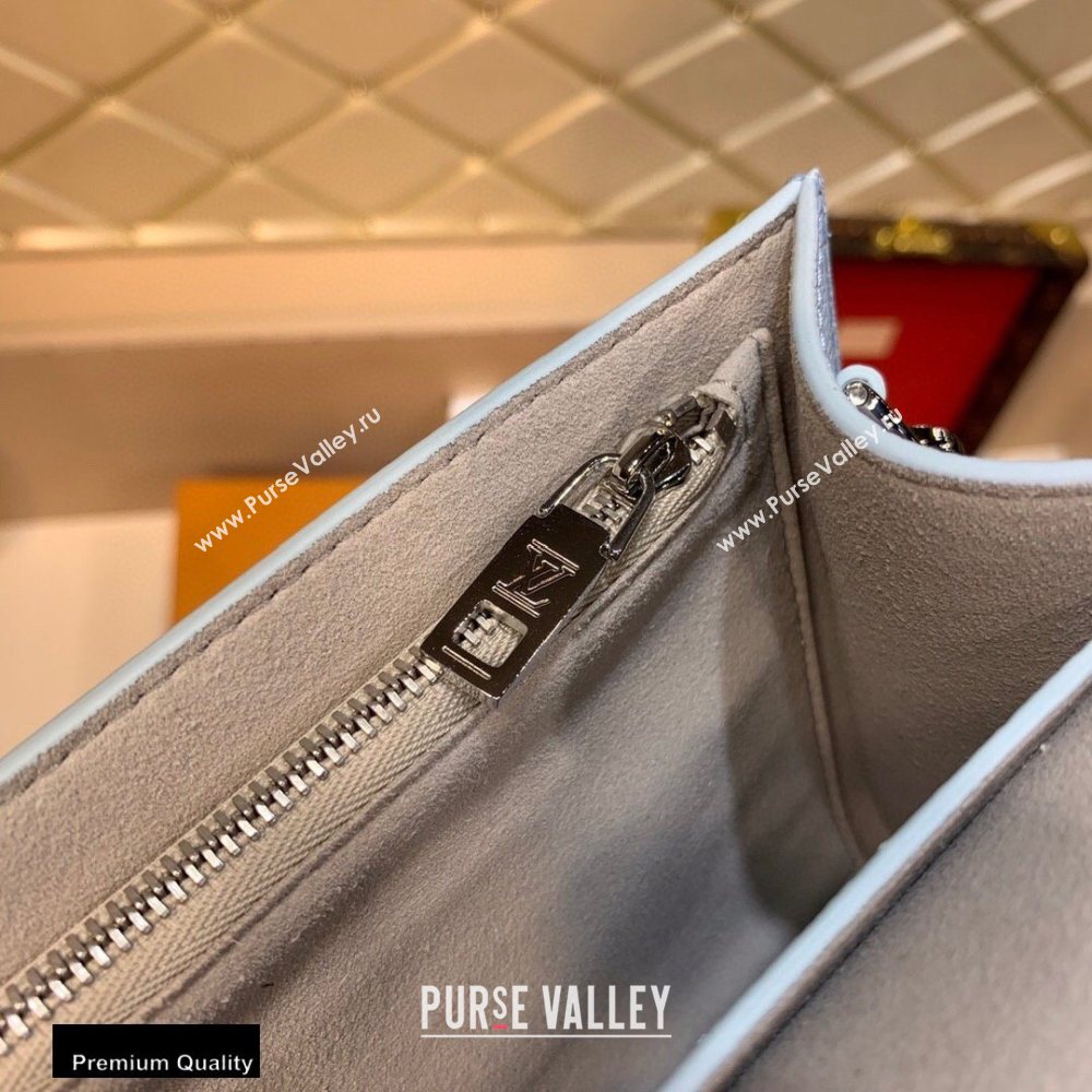 Louis Vuitton Lockme Clutch Bag M56136 Olympe Blue 2020 (kiki-20100727)