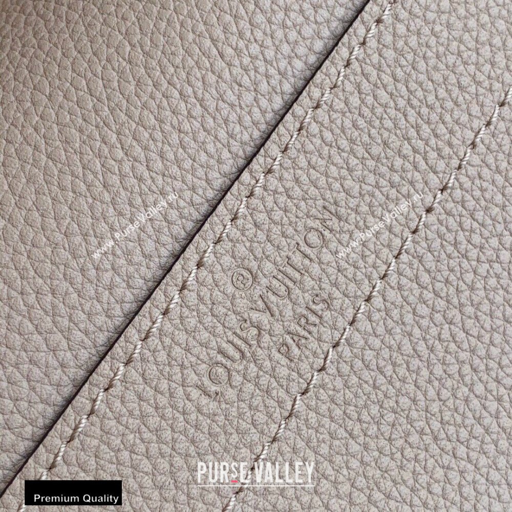 Louis Vuitton Grained Calf Leather Lockme Chain PM Bag M57072 Griege 2020 (kiki-20100723)