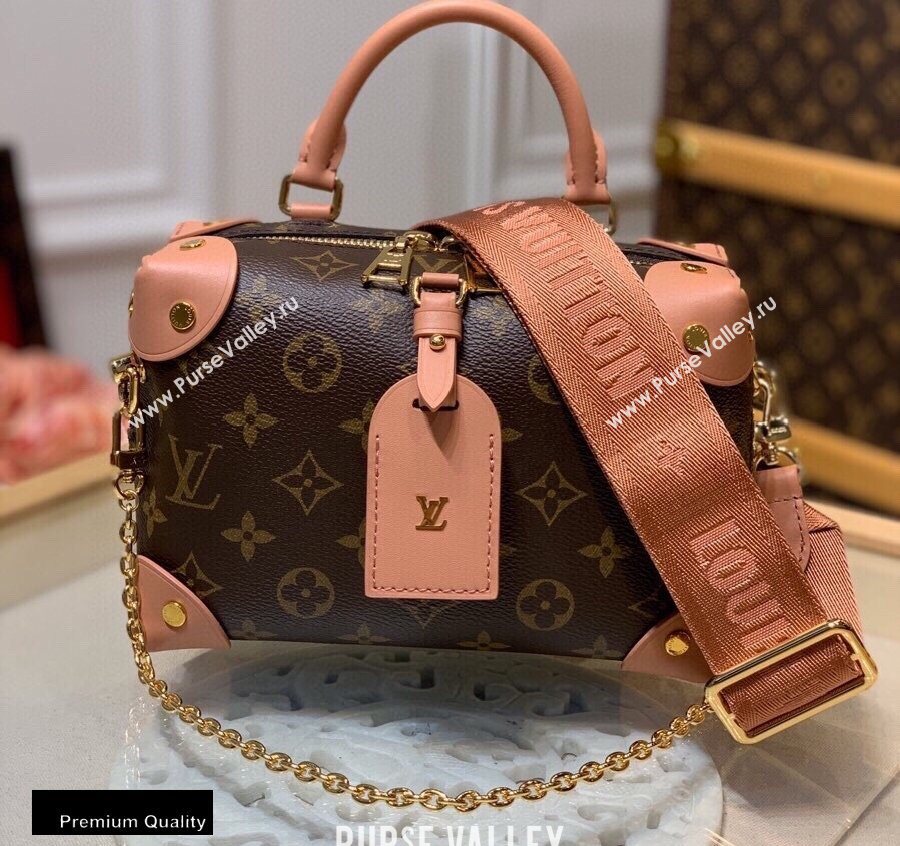 Louis Vuitton Petite Malle Souple Bag M45531 Peach 2020 (kiki-20100735)