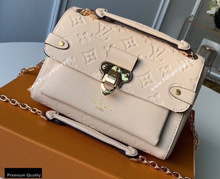 Louis Vuitton Monogram Empreinte Vavin BB Bag M44553 Creme (kiki-20100812)