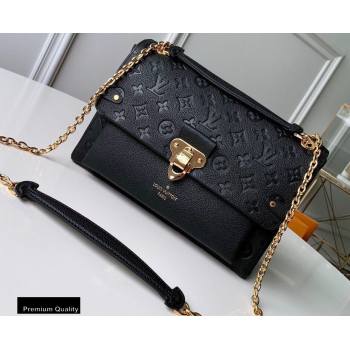 Louis Vuitton Monogram Empreinte Vavin MM Bag M44150 Black (kiki-20100801)