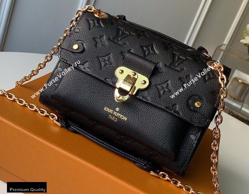 Louis Vuitton Monogram Empreinte Vavin BB Bag M44550 Black (kiki-20100809)