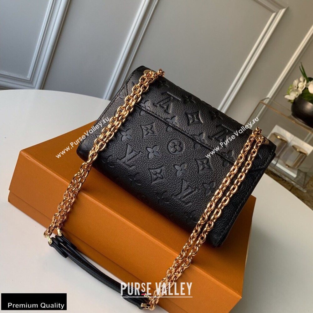 Louis Vuitton Monogram Empreinte Vavin BB Bag M44550 Black (kiki-20100809)
