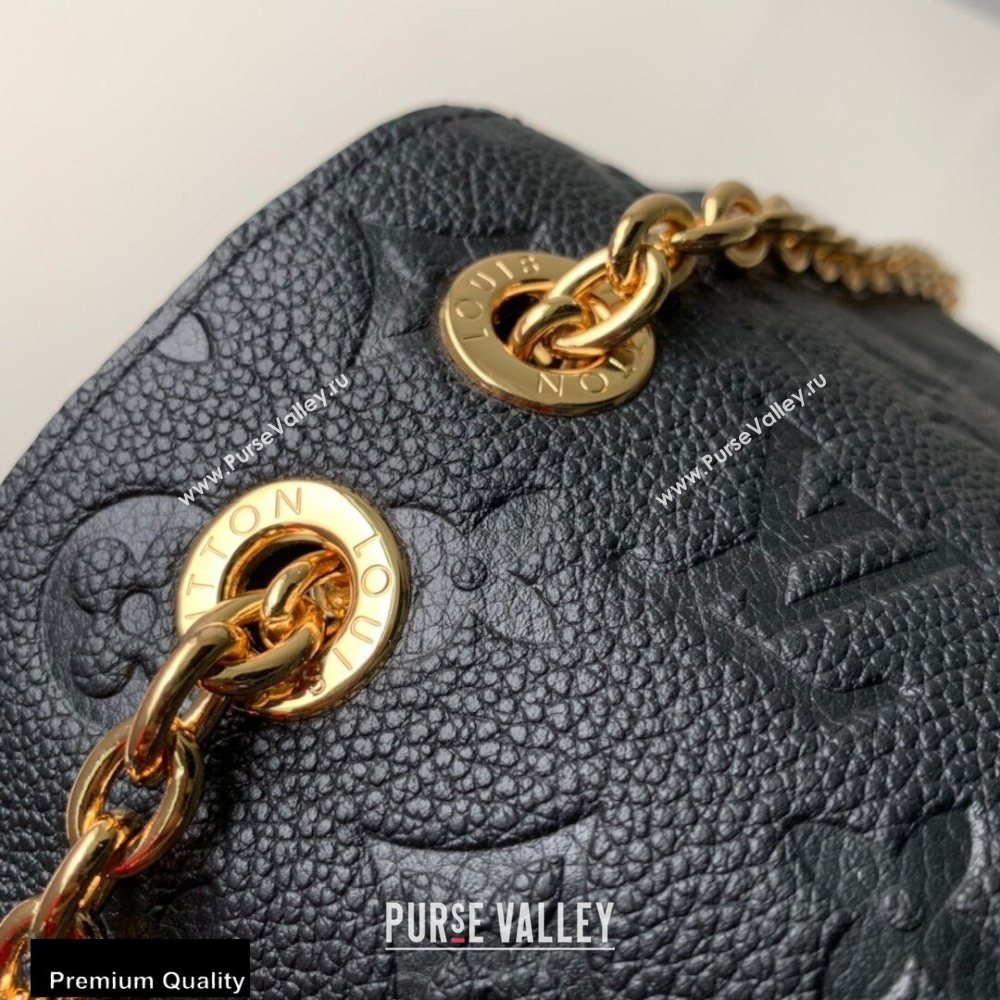 Louis Vuitton Monogram Empreinte Vavin MM Bag M44150 Black (kiki-20100801)