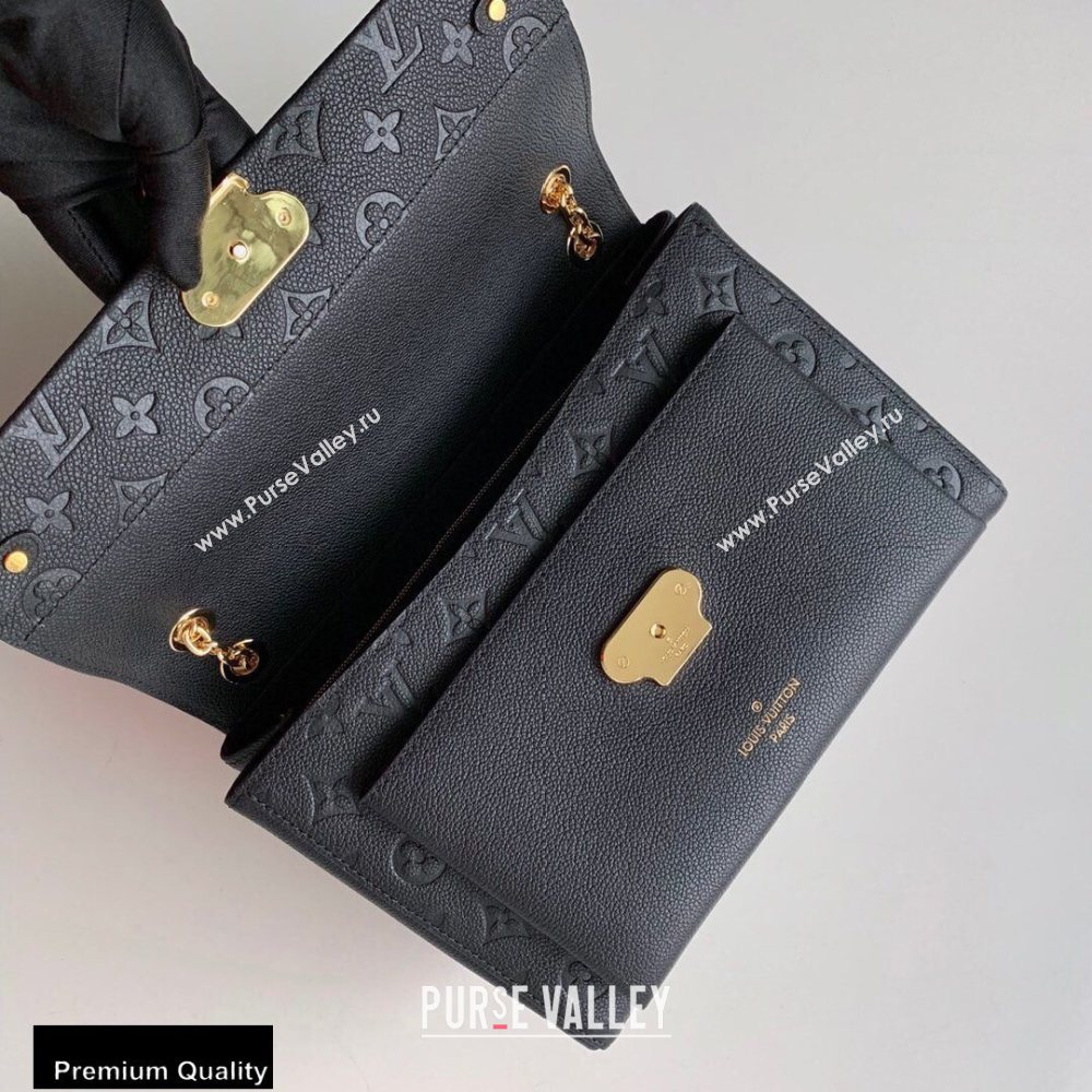 Louis Vuitton Monogram Empreinte Vavin MM Bag M44150 Black (kiki-20100801)