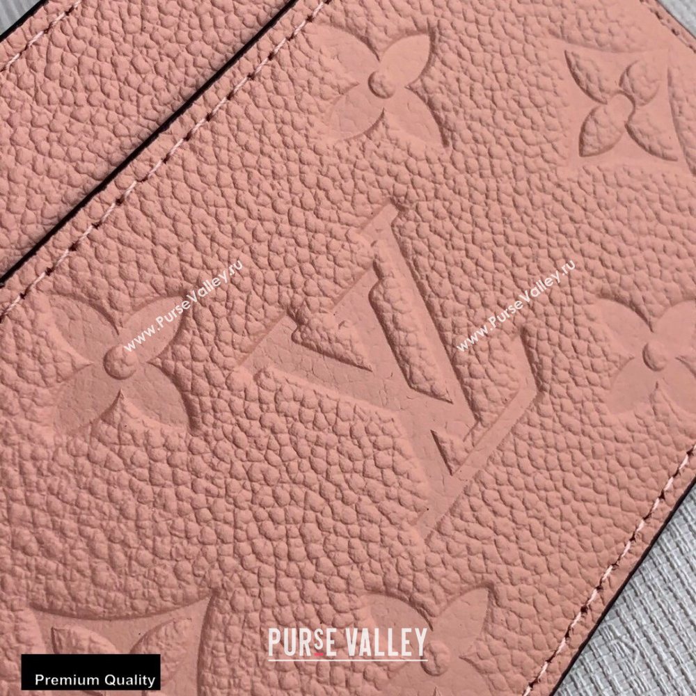 Louis Vuitton Monogram Empreinte Card Holder M69174 Rose Poudre Pink 2020 (kiki-20100838)