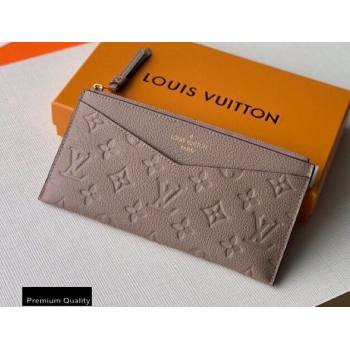 Louis Vuitton Monogram Empreinte Pochette Melanie BB Pouch Clutch Bag M68714 Tourterelle Beige 2020 (kiki-20100834)