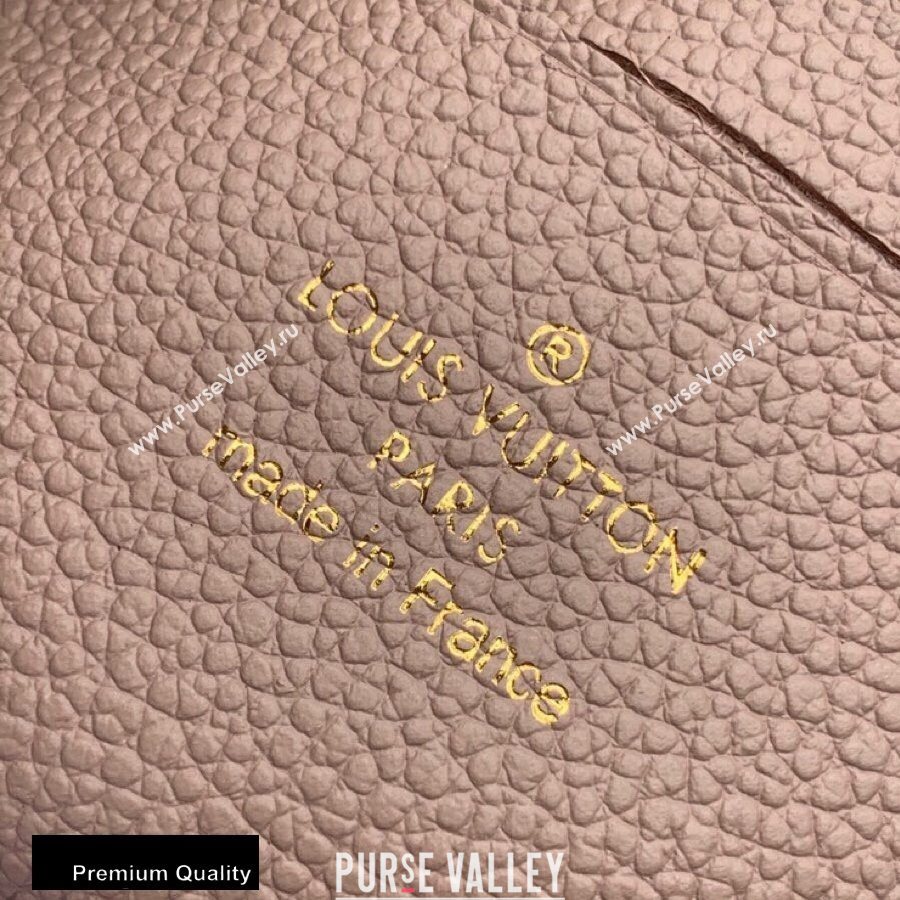 Louis Vuitton Monogram Empreinte Pochette Melanie BB Pouch Clutch Bag M68714 Tourterelle Beige 2020 (kiki-20100834)