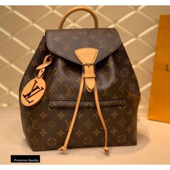 Louis Vuitton Monogram Canvas Montsouris PM Backpack Bag Natural M45501 2020 (kiki-20100737)