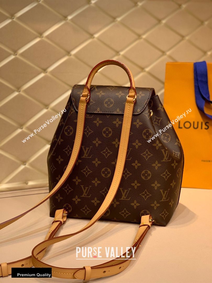 Louis Vuitton Monogram Canvas Montsouris PM Backpack Bag Natural M45501 2020 (kiki-20100737)