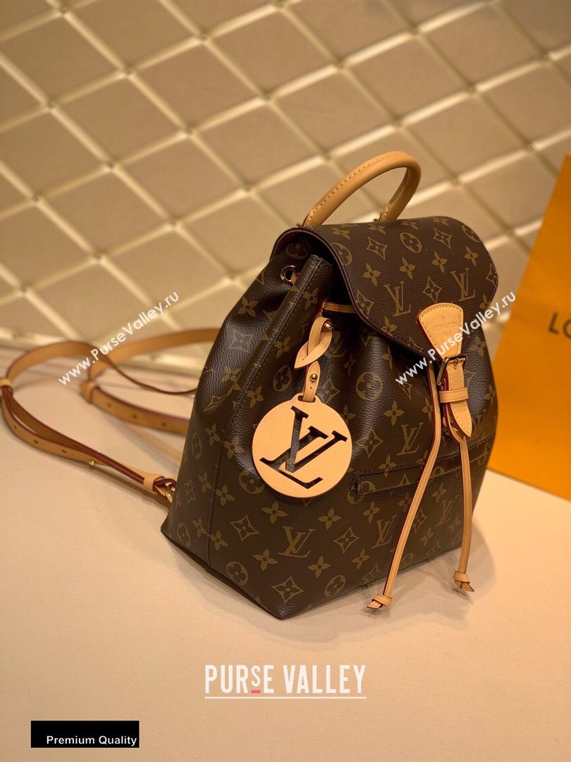 Louis Vuitton Monogram Canvas Montsouris PM Backpack Bag Natural M45501 2020 (kiki-20100737)