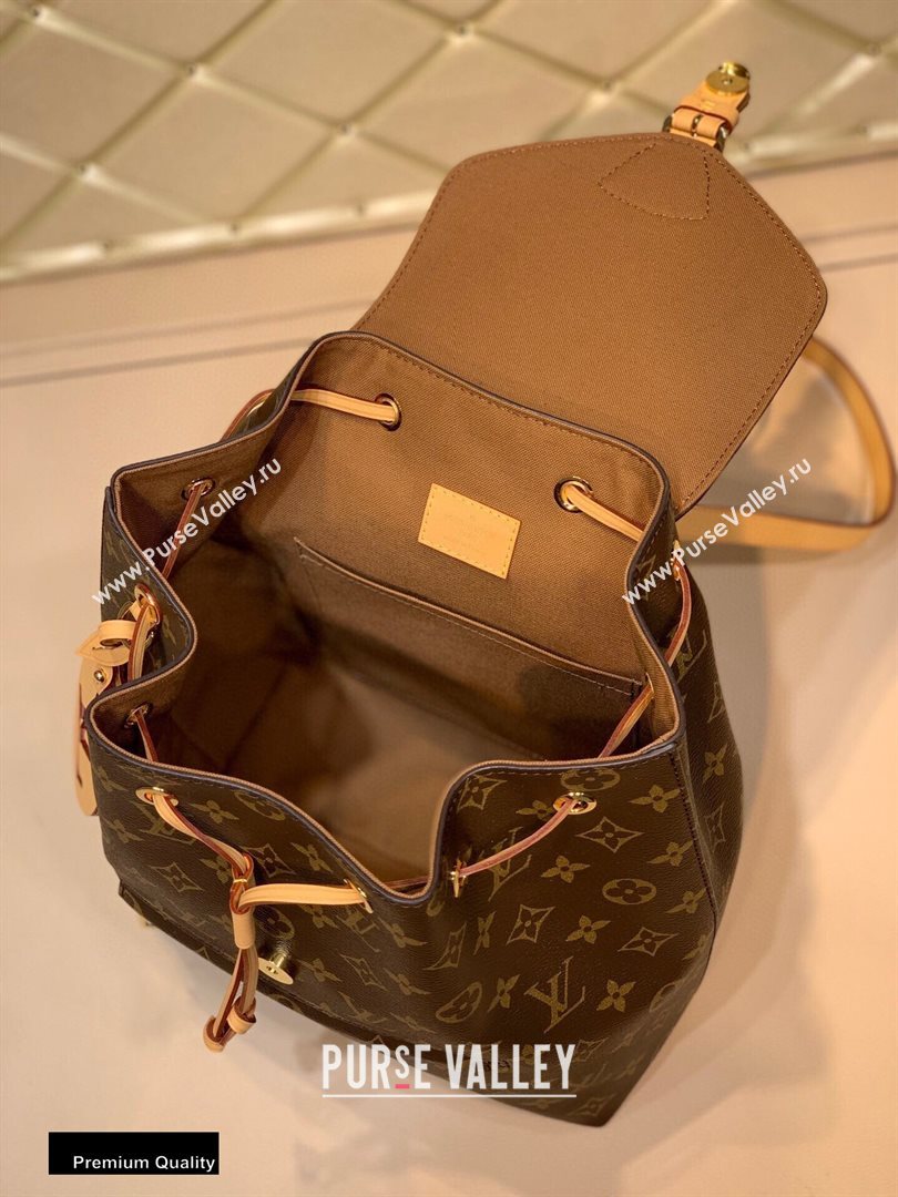 Louis Vuitton Monogram Canvas Montsouris PM Backpack Bag Natural M45501 2020 (kiki-20100737)