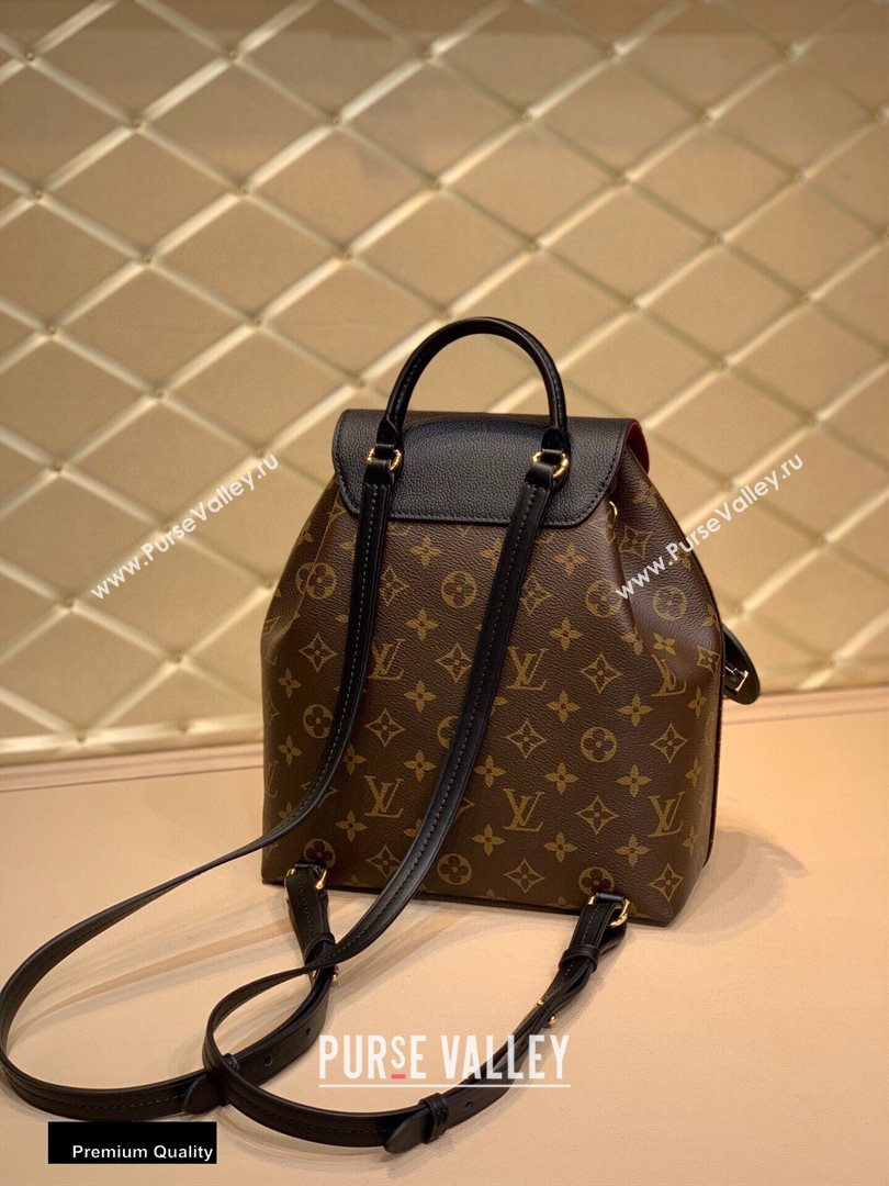 Louis Vuitton Monogram Canvas Montsouris PM Backpack Bag M45515 Black 2020 (kiki-20100736)