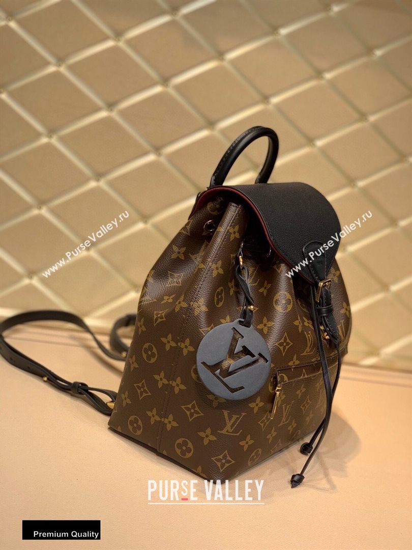 Louis Vuitton Monogram Canvas Montsouris PM Backpack Bag M45515 Black 2020 (kiki-20100736)