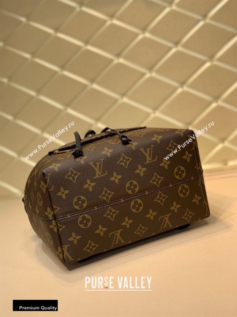 Louis Vuitton Monogram Canvas Montsouris PM Backpack Bag M45515 Black 2020 (kiki-20100736)