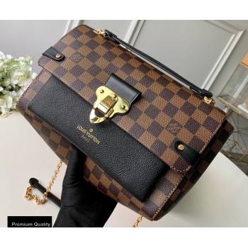 Louis Vuitton Damier Ebene Canvas Vavin PM Bag N40108 Black (kiki-20100813)