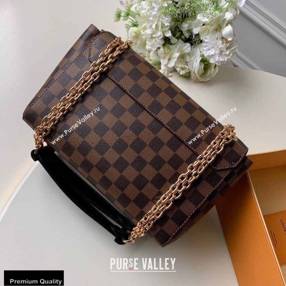 Louis Vuitton Damier Ebene Canvas Vavin PM Bag N40108 Black (kiki-20100813)