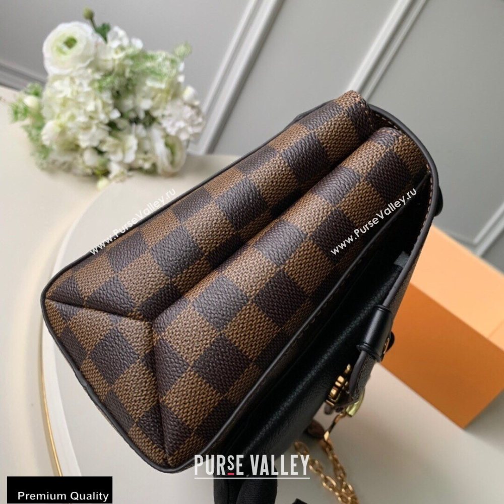 Louis Vuitton Damier Ebene Canvas Vavin PM Bag N40108 Black (kiki-20100813)