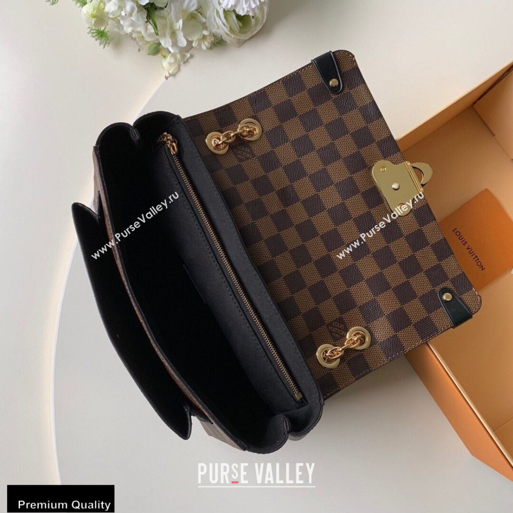 Louis Vuitton Damier Ebene Canvas Vavin PM Bag N40108 Black (kiki-20100813)