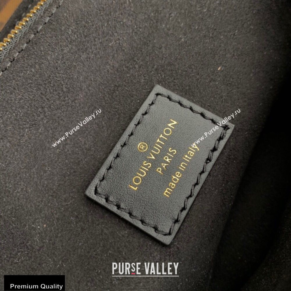 Louis Vuitton Damier Ebene Canvas Vavin PM Bag N40108 Black (kiki-20100813)