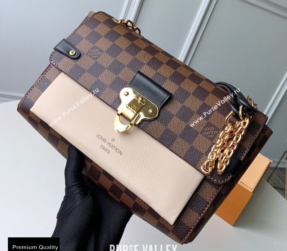 Louis Vuitton Damier Ebene Canvas Vavin PM Bag N40113 Creme (kiki-20100815)