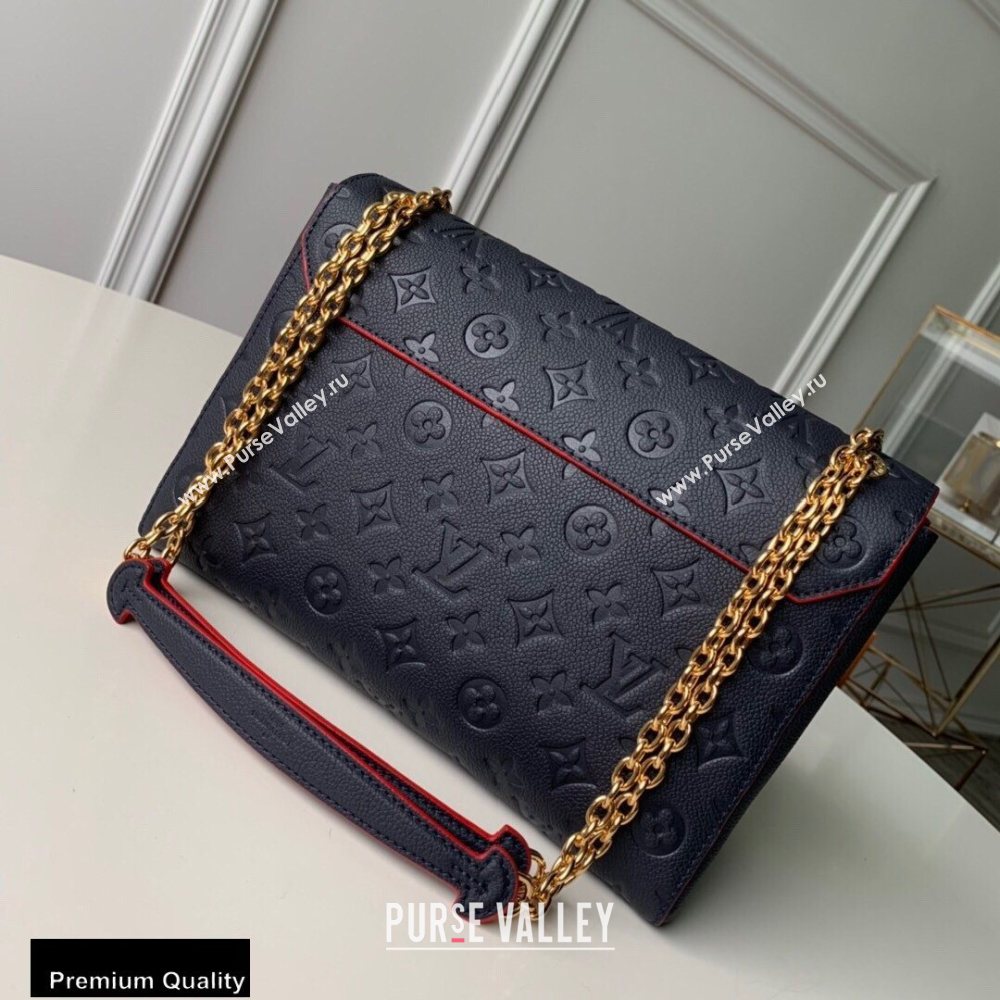 Louis Vuitton Monogram Empreinte Vavin MM Bag M43925 Marine Rouge (kiki-20100802)