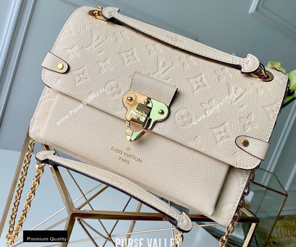 Louis Vuitton Monogram Empreinte Vavin PM Bag M44523 Creme (kiki-20100806)