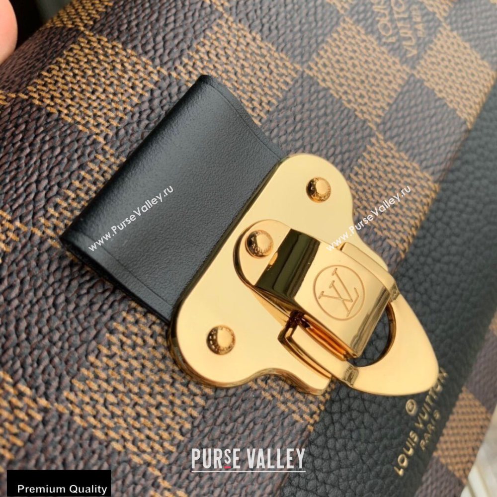 Louis Vuitton Damier Ebene Canvas Vavin Chain Wallet N60221 Black (kiki-20100816)