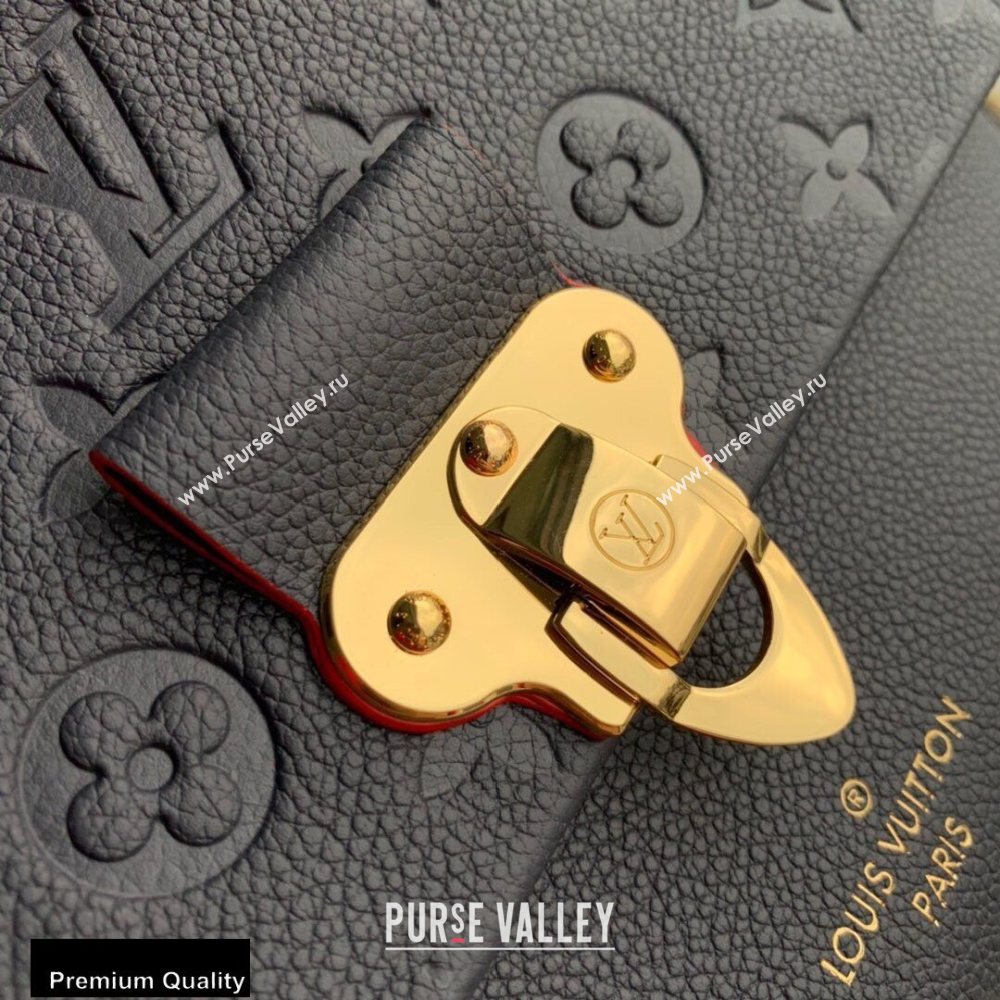 Louis Vuitton Monogram Empreinte Vavin MM Bag M43925 Marine Rouge (kiki-20100802)