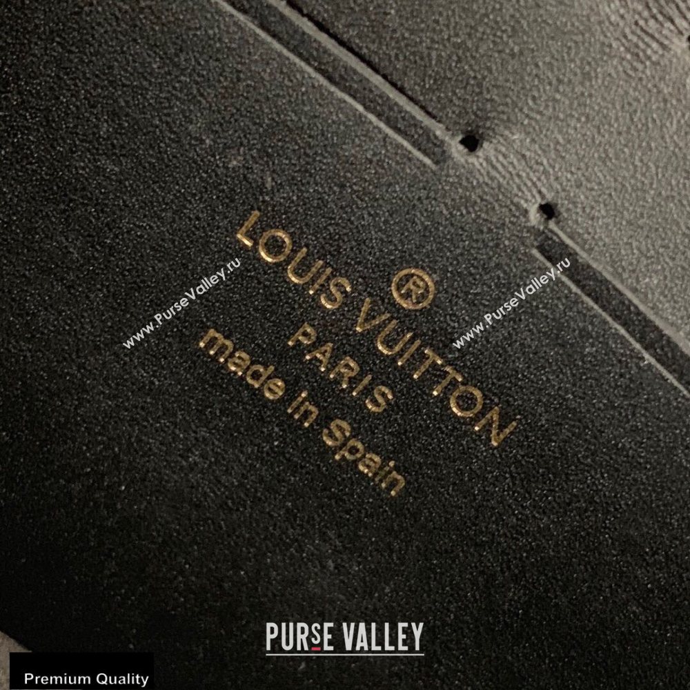 Louis Vuitton Damier Ebene Canvas Vavin Chain Wallet N60221 Black (kiki-20100816)