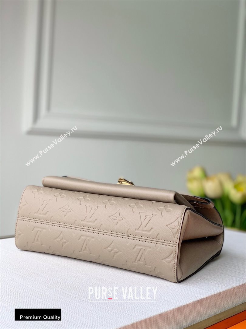 Louis Vuitton Monogram Empreinte Vavin PM Bag M44929 Tourterelle Grey (kiki-20100807)