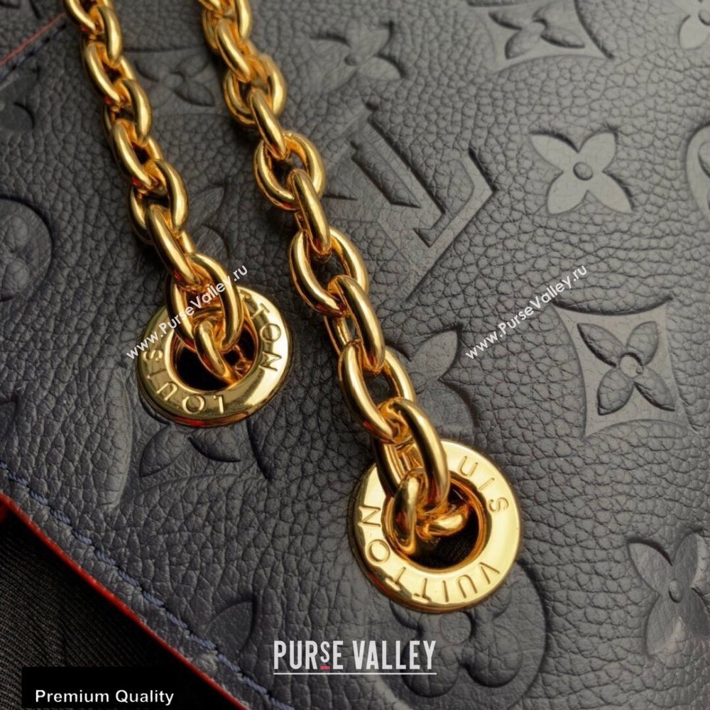 Louis Vuitton Monogram Empreinte Vavin MM Bag M43925 Marine Rouge (kiki-20100802)