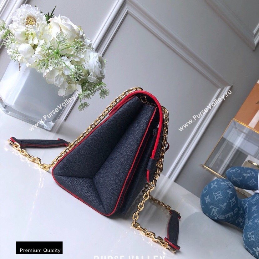 Louis Vuitton Monogram Empreinte Vavin PM Bag M52271 Marine Rouge (kiki-20100804)