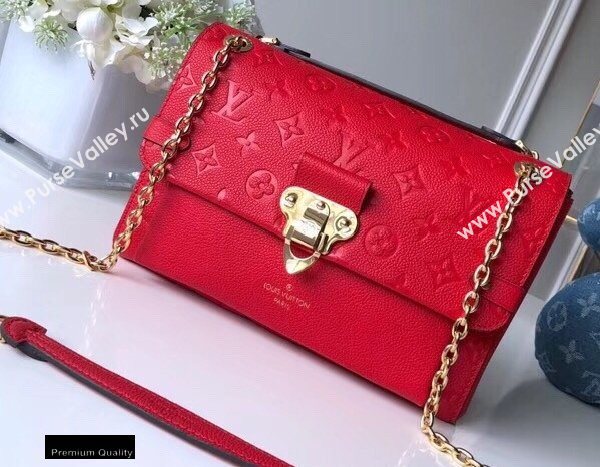 Louis Vuitton Monogram Empreinte Vavin PM Bag M43936 Scarlett Red (kiki-20100805)