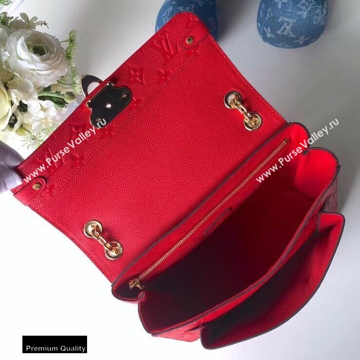 Louis Vuitton Monogram Empreinte Vavin PM Bag M43936 Scarlett Red (kiki-20100805)