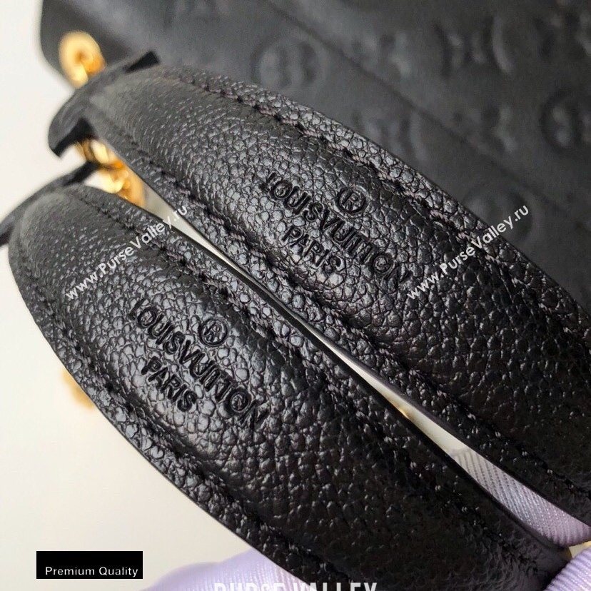 Louis Vuitton Monogram Empreinte Vavin PM Bag M44151 Black (kiki-20100803)