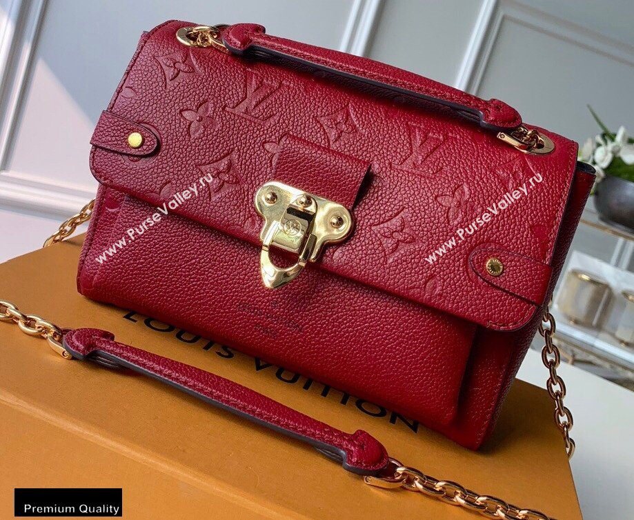 Louis Vuitton Monogram Empreinte Vavin BB Bag M44867 Cherry Berry Red (kiki-20100810)