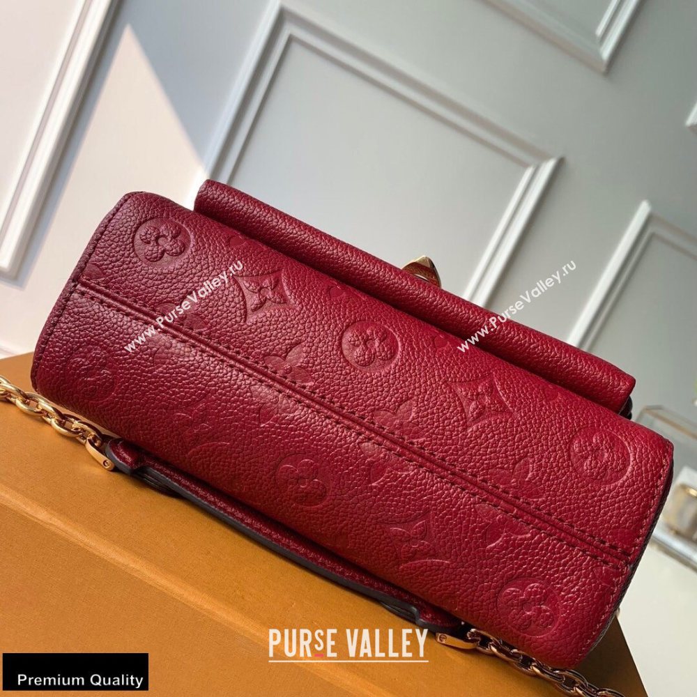 Louis Vuitton Monogram Empreinte Vavin BB Bag M44867 Cherry Berry Red (kiki-20100810)