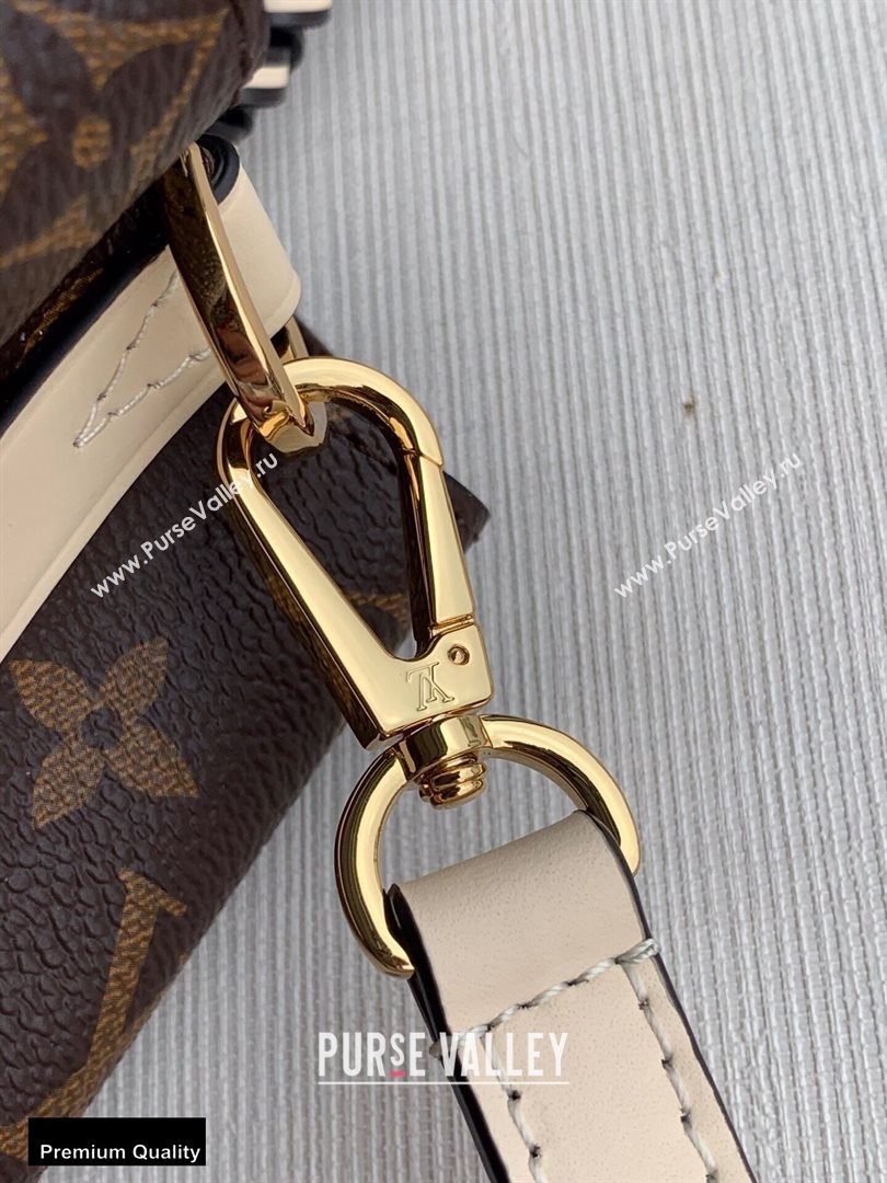 Louis Vuitton Monogram Canvas Montaigne BB Bag Braided Handle M45311 Creme Beige 2020 (kiki-20100844)