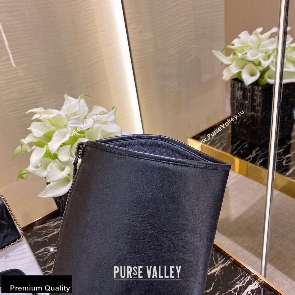 Chanel Top Quality Calfskin High Boots G35099 Black 2020 (xo-20100903)