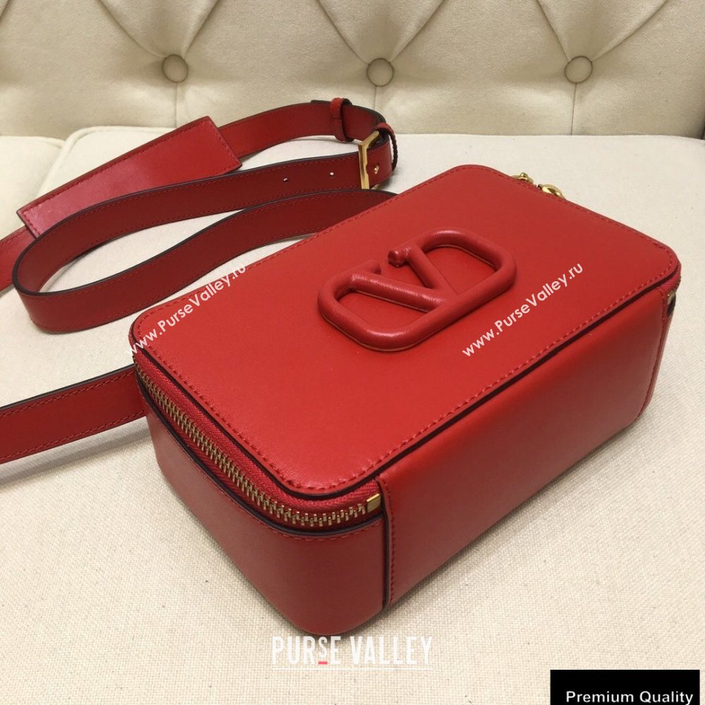 Valentino VSLING Calfskin Camera Bag Red 2020 (liankafo-20101403)