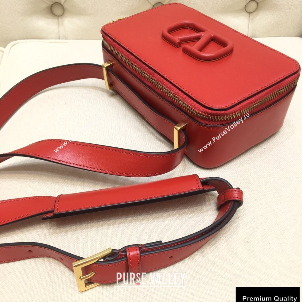 Valentino VSLING Calfskin Camera Bag Red 2020 (liankafo-20101403)