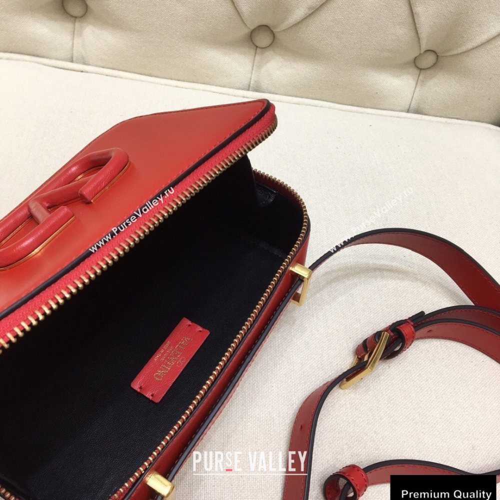 Valentino VSLING Calfskin Camera Bag Red 2020 (liankafo-20101403)