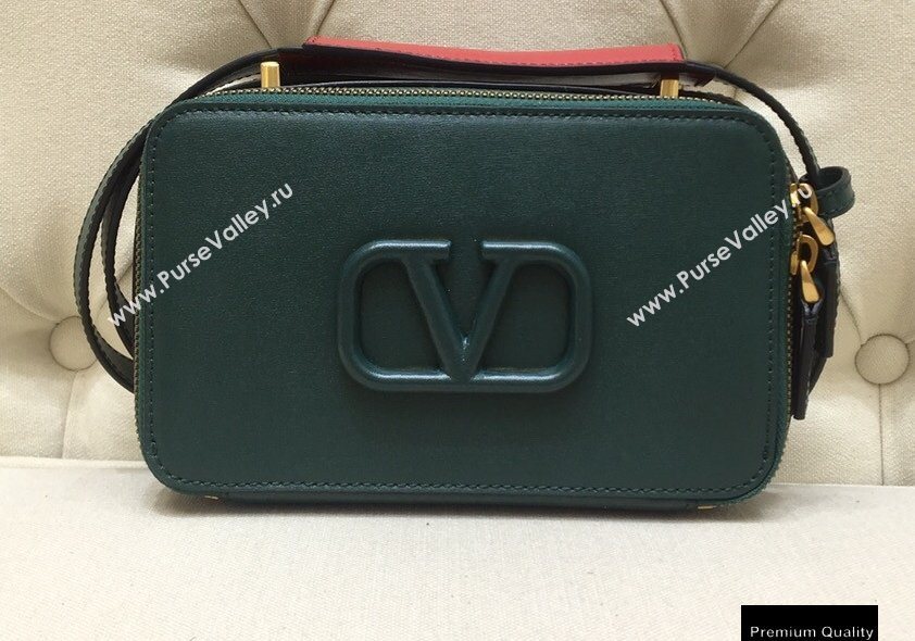 Valentino VSLING Calfskin Camera Bag Green 2020 (liankafo-20101404)