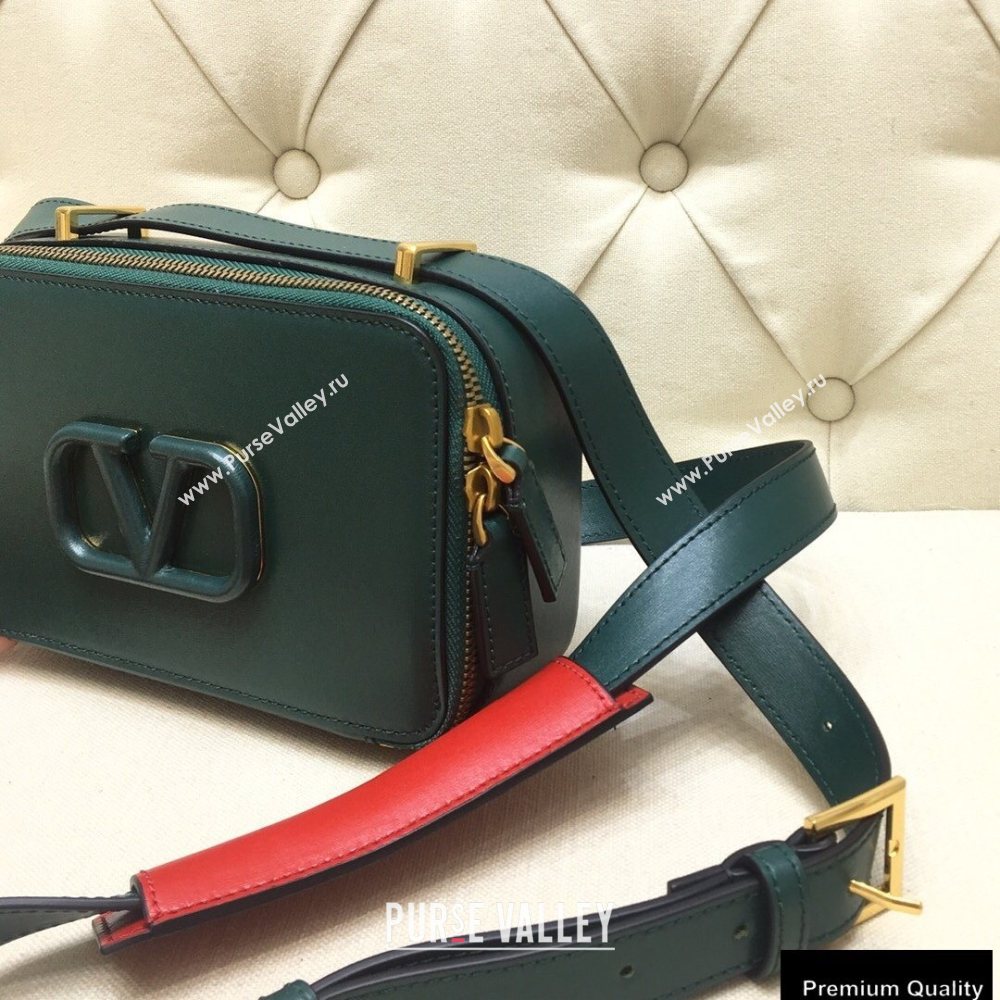 Valentino VSLING Calfskin Camera Bag Green 2020 (liankafo-20101404)