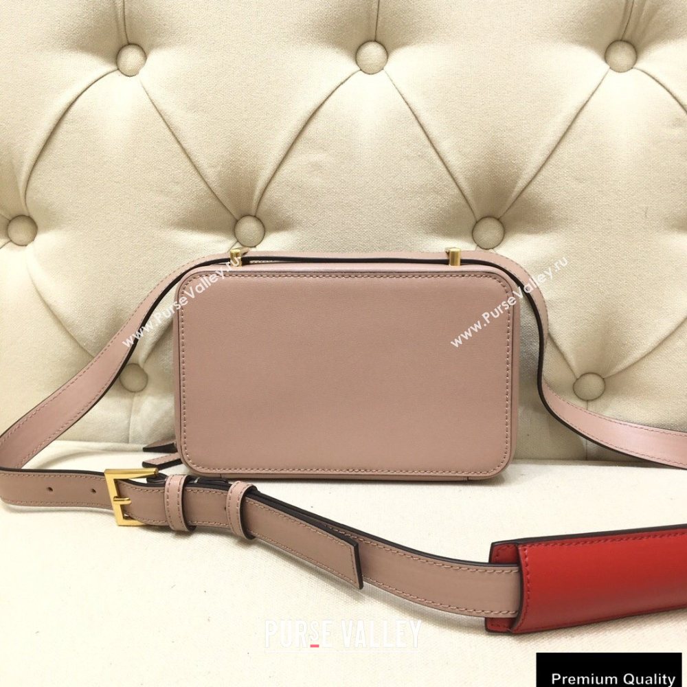 Valentino VSLING Calfskin Camera Bag Nude 2020 (liankafo-20101405)