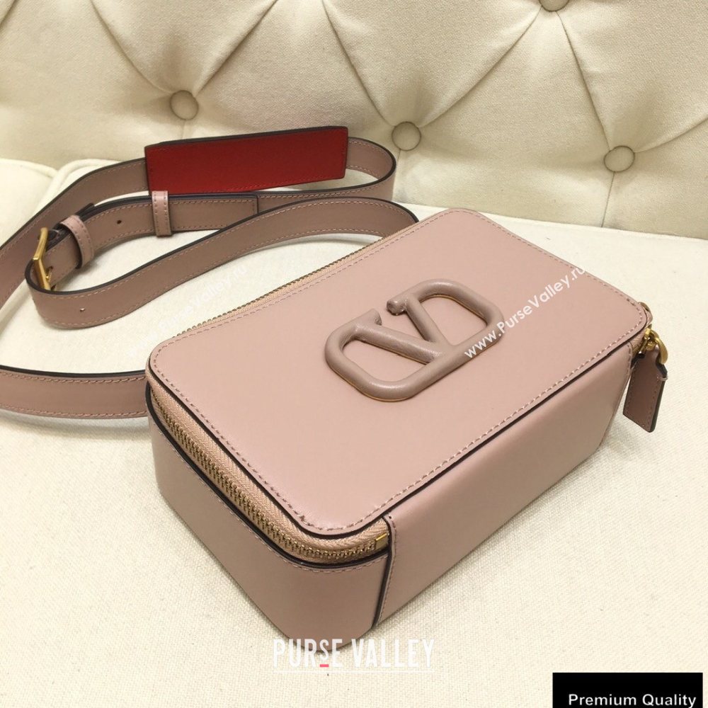 Valentino VSLING Calfskin Camera Bag Nude 2020 (liankafo-20101405)