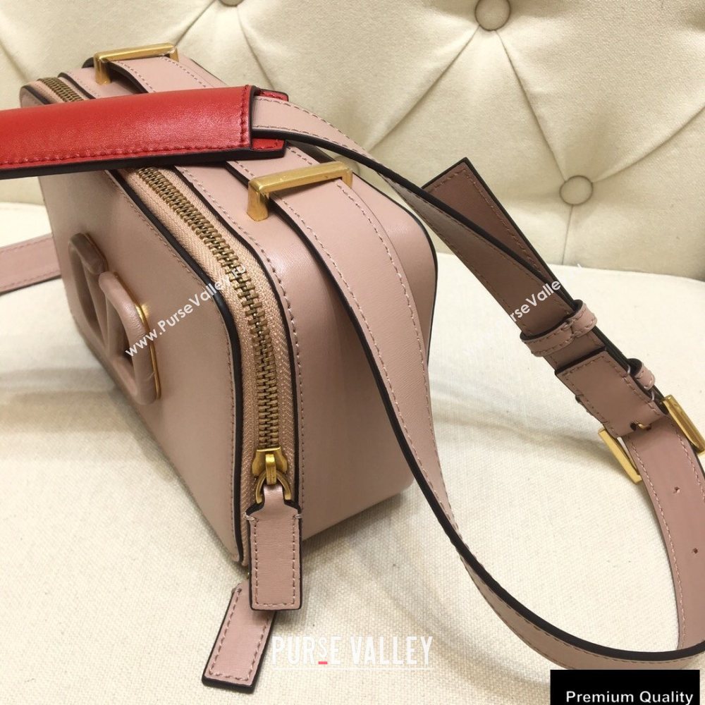 Valentino VSLING Calfskin Camera Bag Nude 2020 (liankafo-20101405)