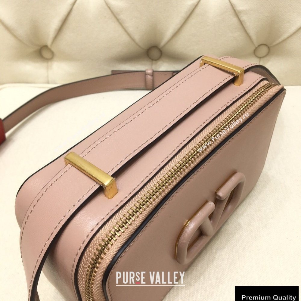Valentino VSLING Calfskin Camera Bag Nude 2020 (liankafo-20101405)