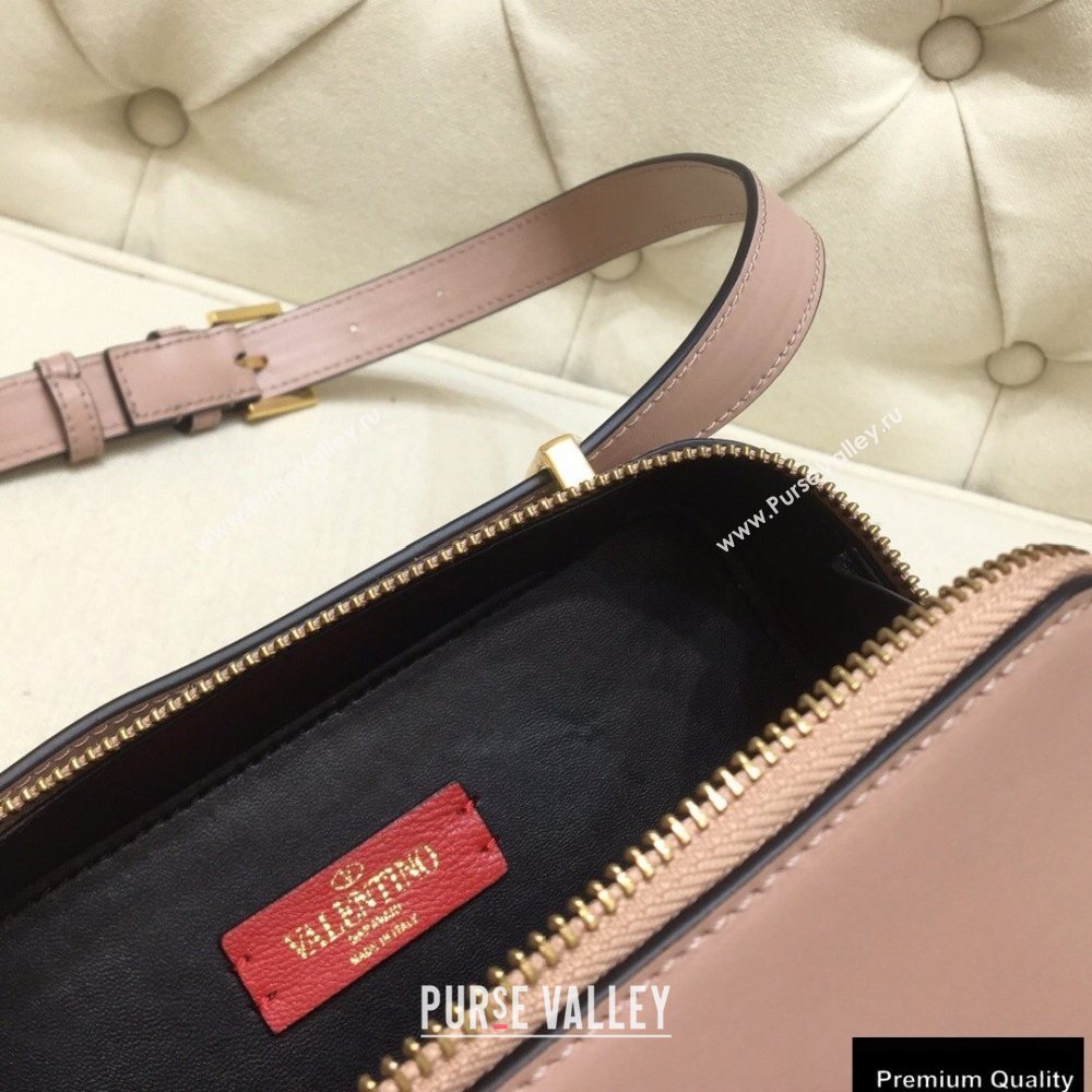 Valentino VSLING Calfskin Camera Bag Nude 2020 (liankafo-20101405)
